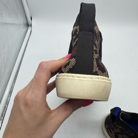 Rothy’s The Chelsea Wildcat Sneaker Boot Cheetah Leopard Print Size 10 - Picture 12 of 16